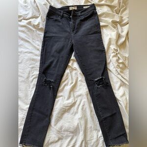 Black Distressed PacSun Jeans